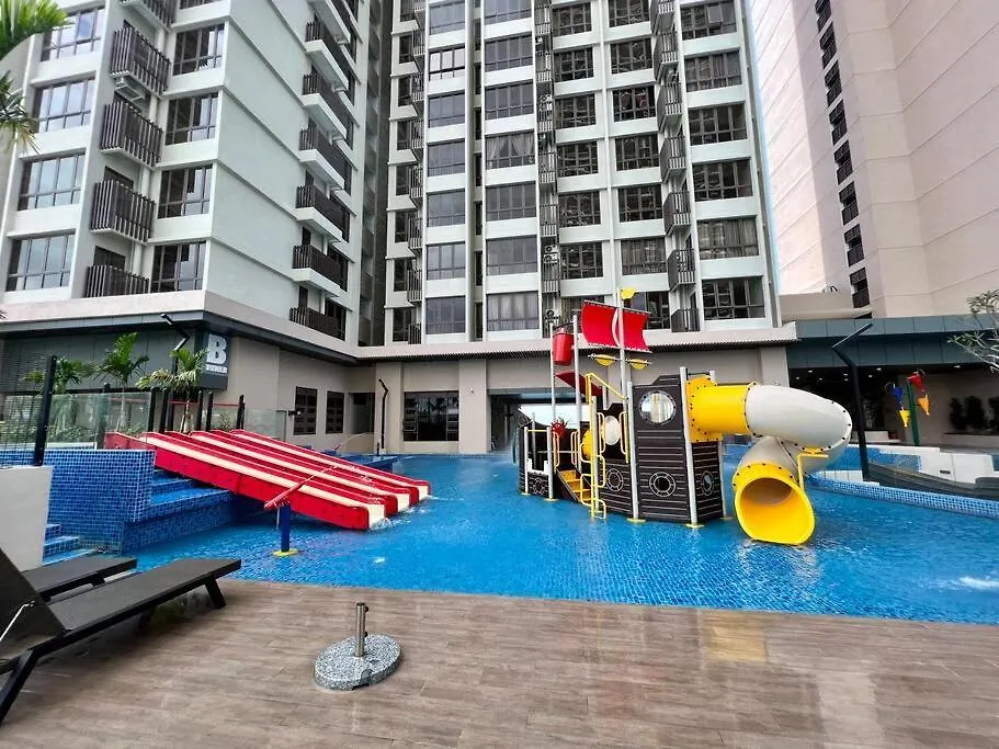 Kota New Residences-2Rom6Pax/Attari Game/Waterpark Malacca Apartment
